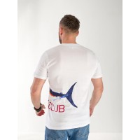 Чоловіча футболка з малюнком бiлого кольору 33489