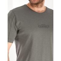 Футболка чоловіча графітового кольору 33509