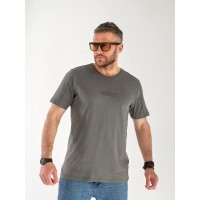 Футболка чоловіча графітового кольору 33509