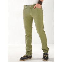Джинси Alexia Straight чоловічі кольору хакi 33511