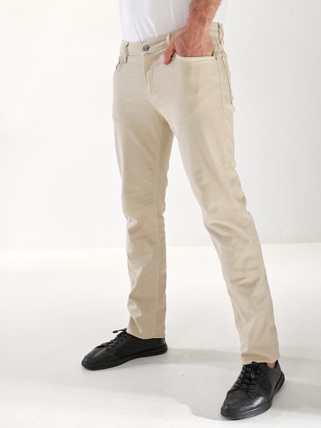 Джинси Alexia Straight чоловічі бежевого кольору 33513