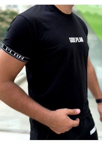 Чоловічий літній костюм чорного кольору 33577