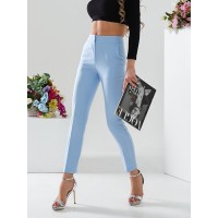 Штани блакитного кольору 24337 KIT