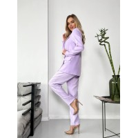 Костюм-трійка лавандового кольору 24436 АА