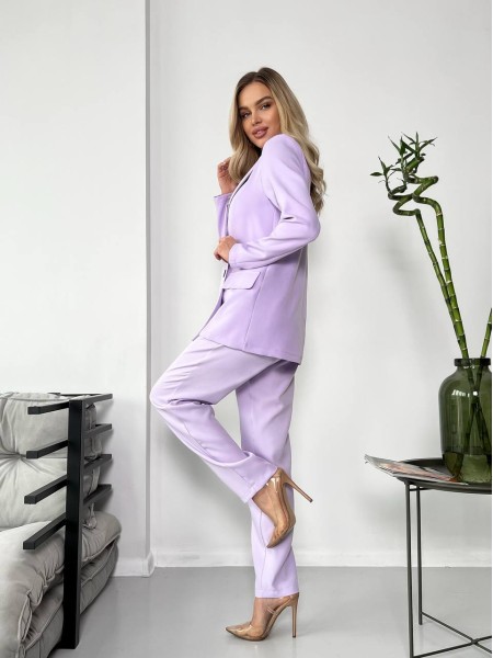 Костюм-трійка лавандового кольору 24436 АА