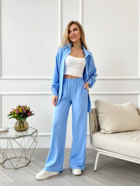 Костюм-двійка блакитного кольору 24674