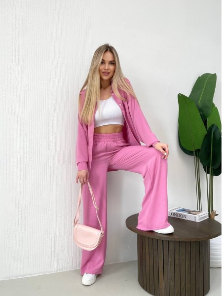 Костюм-двійка рожевого кольору 24679