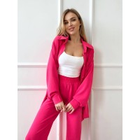 Костюм-двійка малинового кольору 24684