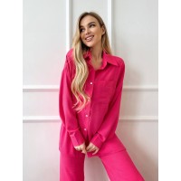 Костюм-двійка малинового кольору 24684