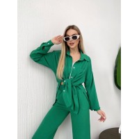 Костюм-двійка зеленого кольору 24689