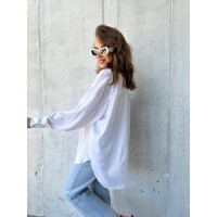 Рубашка белого цвета 24766