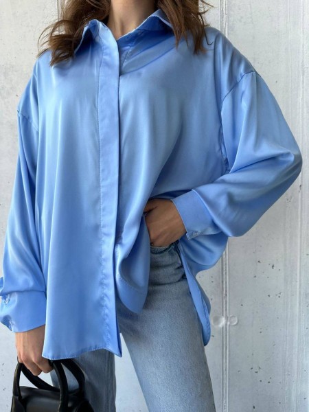Сорочка блакитного кольору 24768