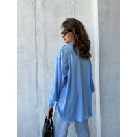 Сорочка блакитного кольору 24768