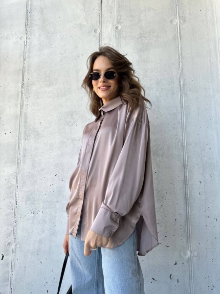 Сорочка кольору свiтлого капучино 24770