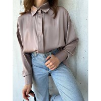 Сорочка кольору свiтлого капучино 24770