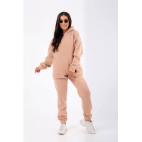 Стильний жіночий спортивний костюм бежевого кольору 25400 N