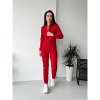 Женский костюм красного  цвета   26302