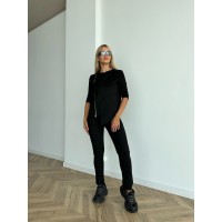 Женский прогулочный костюм черного цвета 26815
