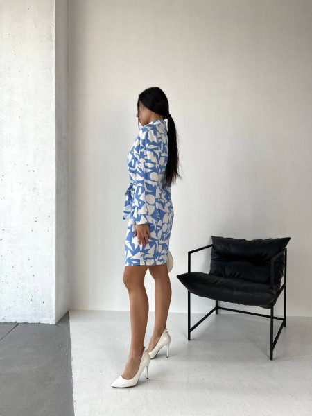 Прогулянкова сукня блакитного кольору 26906