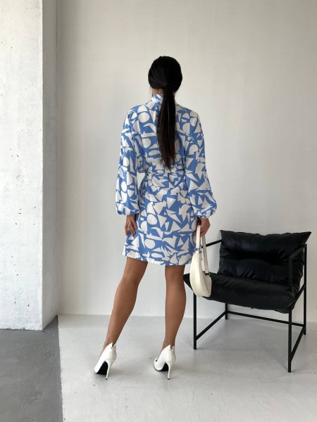 Прогулянкова сукня блакитного кольору 26906