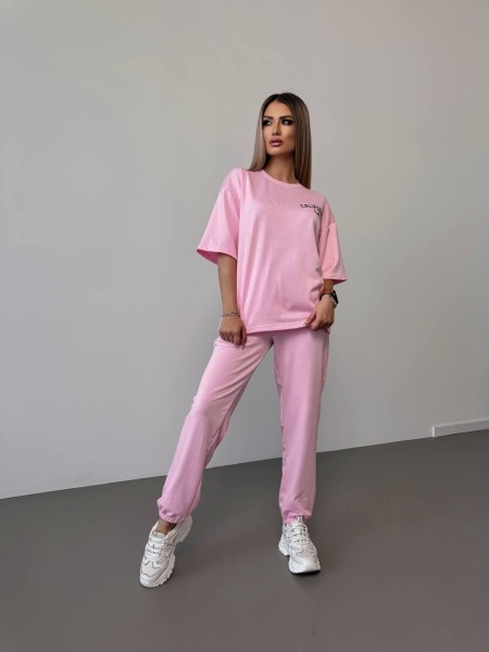 Женский спортивный костюм «California» розового цвета 27319