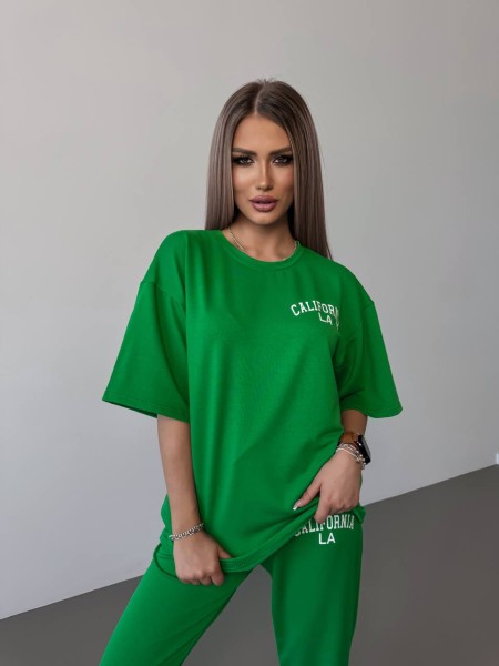 Женский спортивный костюм «California» зеленого цвета 27322