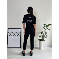 Легкий спортивний костюм чорного кольору 27642 N