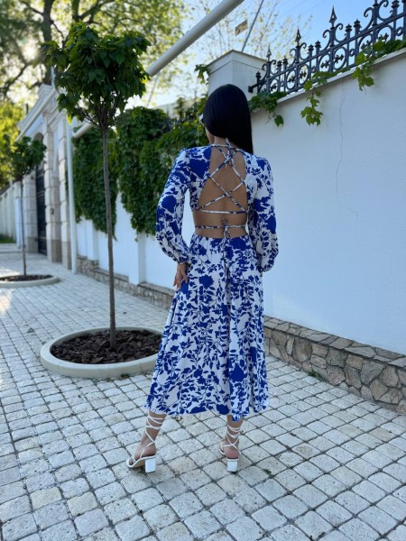 Чарівне плаття синього кольору 27832 N