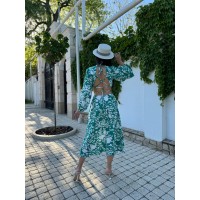 Чарівне плаття синього зеленого кольору 27833 N