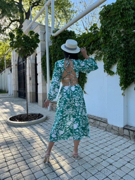 Чарівне плаття синього зеленого кольору 27833 N