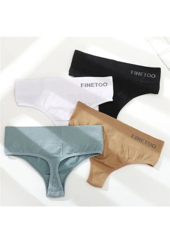 Жіночі трусики з високою талією і утяжкою бiлого кольору 28080