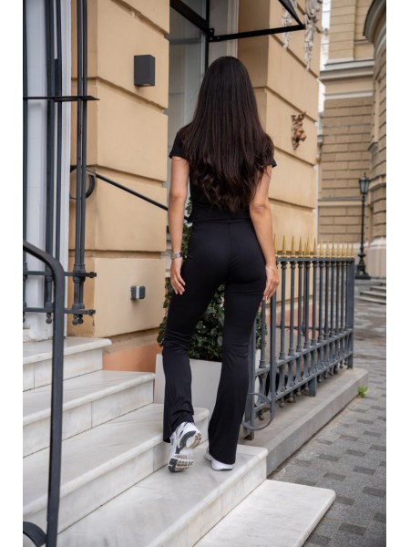 Женский костюм из микро-дайвинга черного цвета 28305