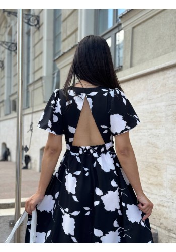 Прогулянкова жіноча сукня чорного кольору 28367 N