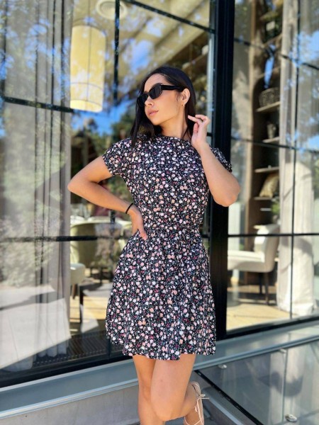 Нежное платье синего цвета 28380