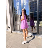 Повседневное платье лавандового цвета 28385