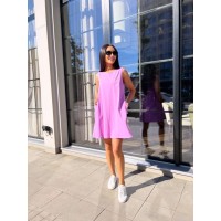 Повседневное платье лавандового цвета 28385