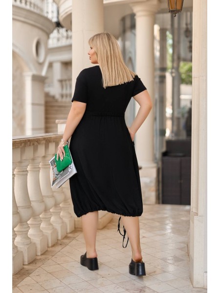 Вишукана жіноча сукня чорного кольору 28406 N