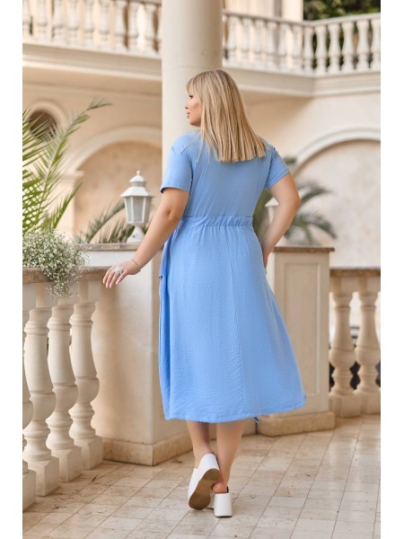 Вишукана жіноча сукня блакитного кольору 28409 N