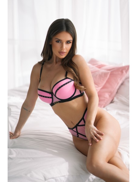 Чарiвний комплект жіночої рожевого кольору 28430 VL