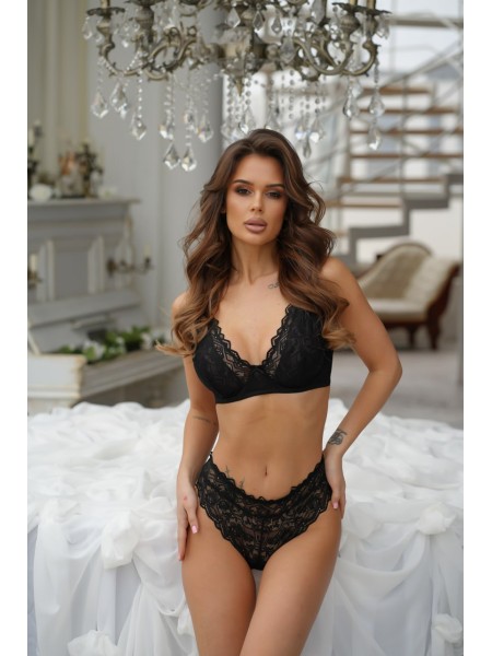 Чарівний комплект білизни чорного кольору 28567 VL
