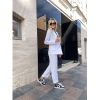 Стильний костюм двійка, бiлого кольору 28629 АА