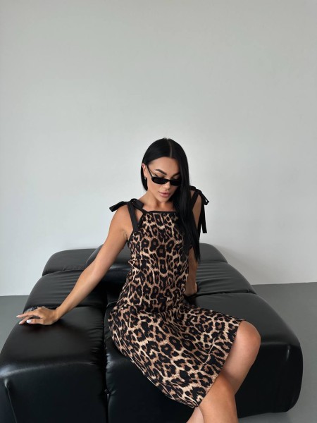 Очаровательное леопардовое платье 28702