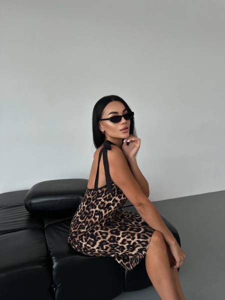 Очаровательное леопардовое платье 28702