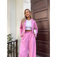 Стильний, жіночий костюм рожевого кольору 28718