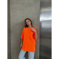 Базова, яскрава футболка помаранчевого кольору 28836