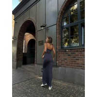 Чудова силуетна сукня у стилі SKIMS сiрого кольору 28869