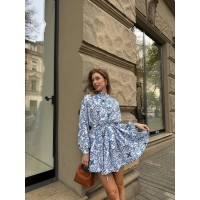 Витончена легка сукня блакитного кольору 28872