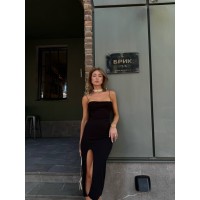 Приваблива сукня у стилі SKIMS чорного кольору 28919