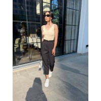 Стильные женские брюки черного цвета 28961