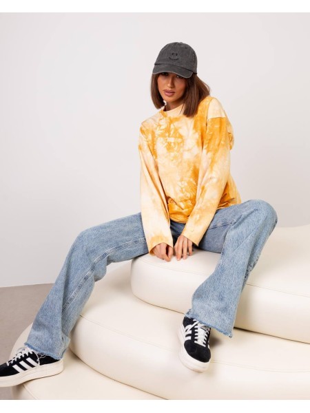 Стильний лонгслів жовтого кольору 28982